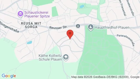 Apartments for rent i Vogtlandkreis - kort over placeringen