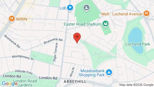 Apartments for rent i Edinburgh - Midlothian - kort over placeringen