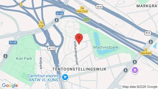 Apartments for rent i Stad Antwerp - kort over placeringen
