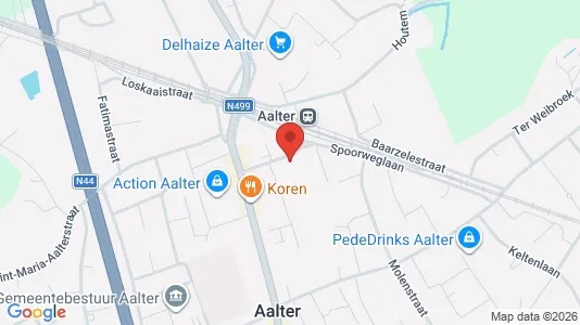 Apartments for rent i Aalter - kort over placeringen