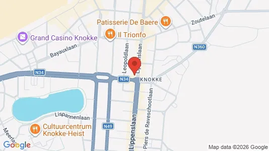 Apartments for rent i Knokke-Heist - kort over placeringen