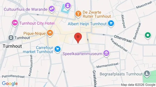 Apartments for rent i Turnhout - kort over placeringen