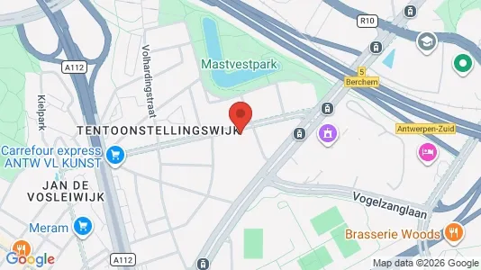 Apartments for rent i Stad Antwerp - kort over placeringen