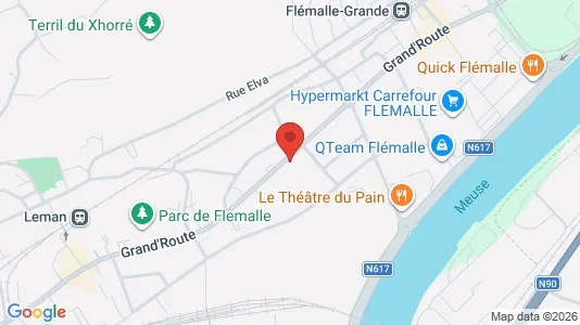 Apartments for rent i Flémalle - kort over placeringen