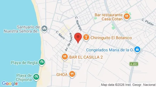Apartments for rent in Chipiona - Photo from Google Street View