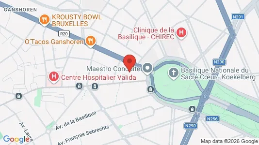 Apartments for rent in Brussels Ganshoren - Photo from Google Street View