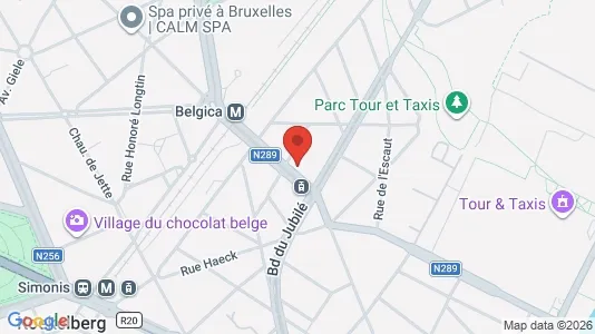 Apartments for rent i Brussels Sint-Jans-Molenbeek - kort over placeringen