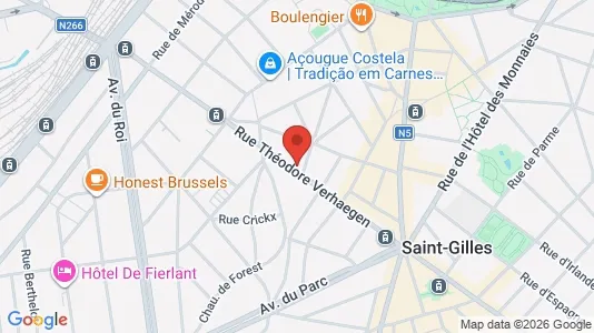 Apartments for rent i Brussels Sint-Gillis - kort over placeringen