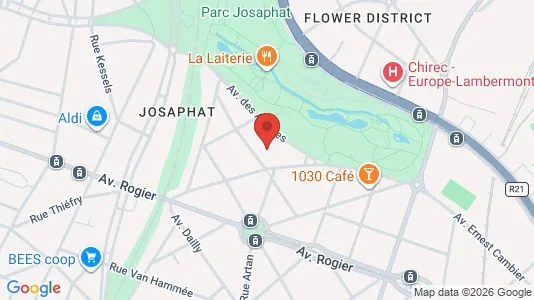 Apartments for rent i Brussels Schaarbeek - kort over placeringen