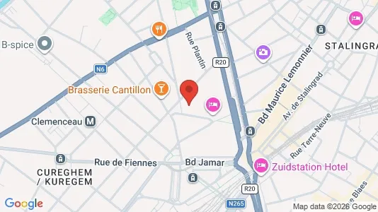 Apartments for rent i Brussels Anderlecht - kort over placeringen