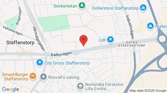 Apartments for rent i Staffanstorp - kort over placeringen