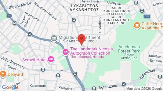 Apartments for rent i Nicosia Lefkosia - kort over placeringen
