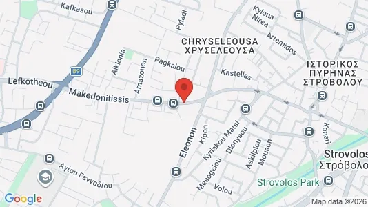 Apartments for rent i Nicosia Strovolos - kort over placeringen