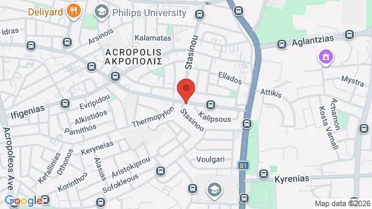 Apartments for rent i Nicosia Strovolos - kort over placeringen