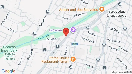 Apartments for rent i Nicosia Strovolos - kort over placeringen