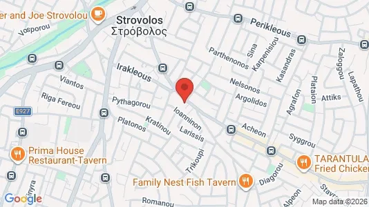 Apartments for rent i Nicosia Strovolos - kort over placeringen