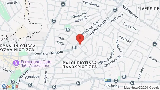 Apartments for rent i Nicosia Lefkosia - kort over placeringen