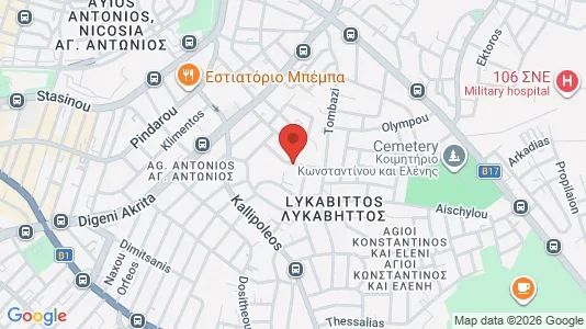 Apartments for rent i Nicosia Lefkosia - kort over placeringen