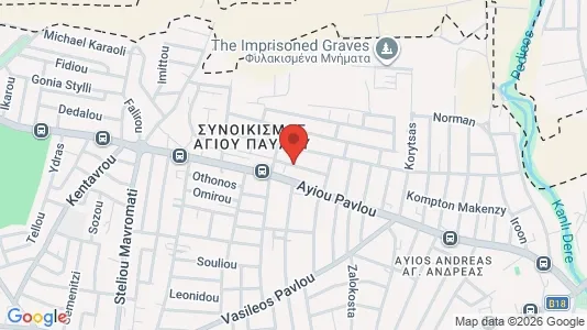 Apartments for rent i Nicosia Lefkosia - kort over placeringen