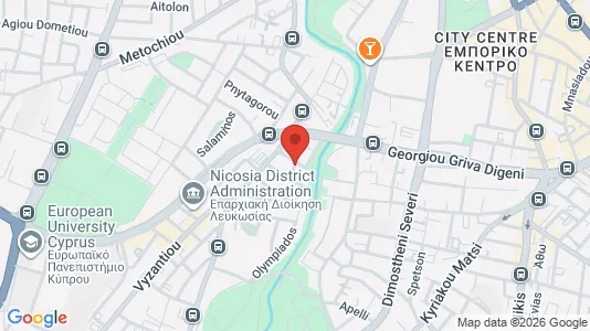 Apartments for rent i Nicosia Lefkosia - kort over placeringen