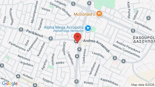 Apartments for rent i Nicosia Strovolos - kort over placeringen