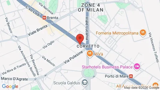 Rooms for rent in Milano Zona 5 - Vigentino, Chiaravalle, Gratosoglio - Photo from Google Street View