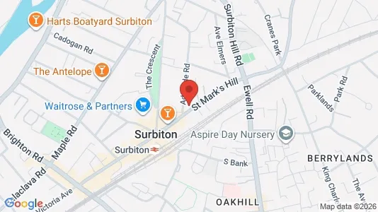 Apartments for rent in Surbiton - Surrey - Photo from Google Street View