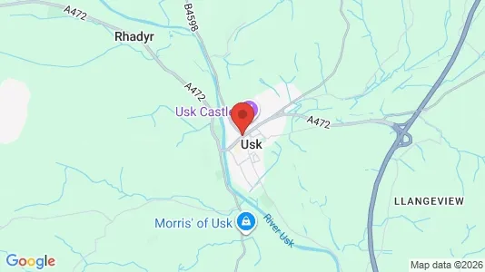 Apartments for rent in Usk - Gwent - Photo from Google Street View
