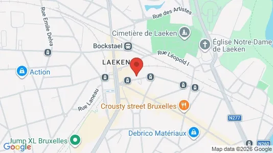 Apartments for rent i Stad Brussel - kort over placeringen
