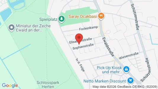 Apartments for rent i Recklinghausen - kort over placeringen