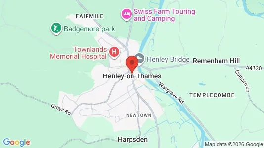 Houses for rent i Henley-on-Thames - Oxfordshire - kort over placeringen