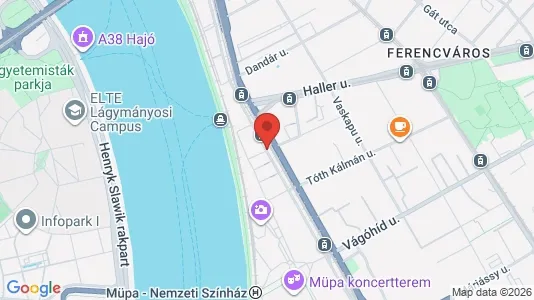 Apartments for rent i Budapest Újbuda - kort over placeringen