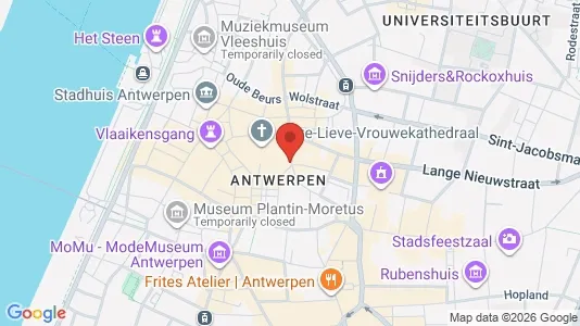 Apartments for rent i Stad Antwerp - kort over placeringen
