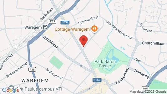 Apartments for rent i Waregem - kort over placeringen