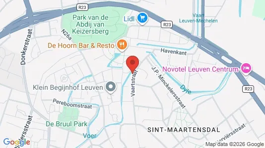 Apartments for rent i Leuven - kort over placeringen