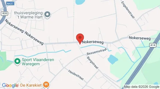 Apartments for rent i Waregem - kort over placeringen