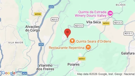 Apartments for rent i Peso da Régua - kort over placeringen
