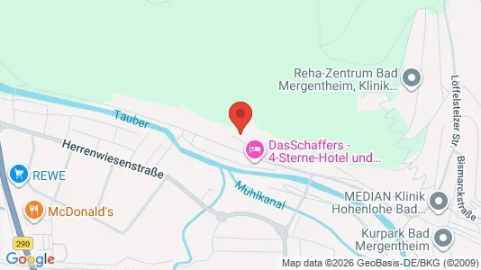 Apartments for rent i Main-Tauber-Kreis - kort over placeringen