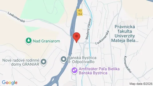 Apartments for rent in Banská Bystrica - Photo from Google Street View
