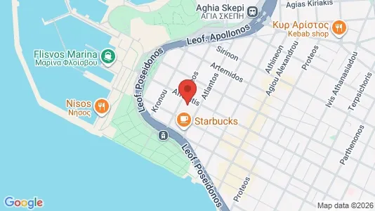 Apartments for rent i Palaio Faliro - kort over placeringen