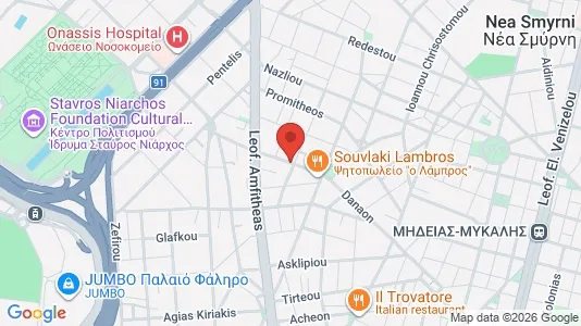 Apartments for rent i Kallithea - kort over placeringen