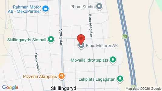 Apartments for rent i Vaggeryd - kort over placeringen
