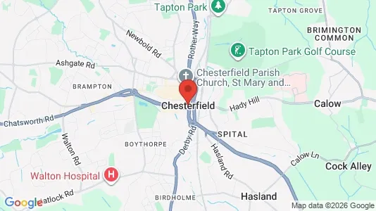 Apartments for rent in Chesterfield - Derbyshire - Photo from Google Street View