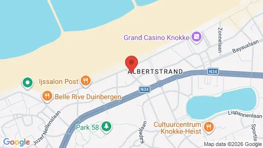 Apartments for rent i Knokke-Heist - kort over placeringen