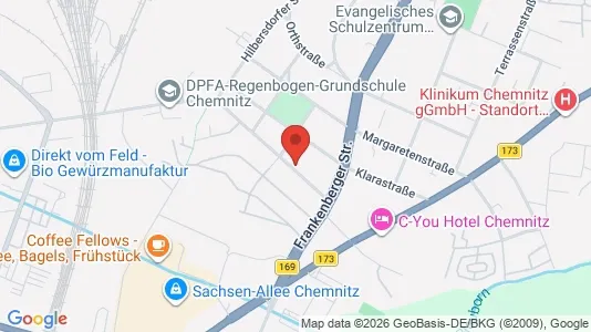 Apartments for rent in Chemnitz - Photo from Google Street View