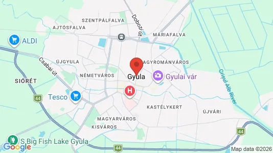 Apartments for rent in Gyulai - Photo from Google Street View