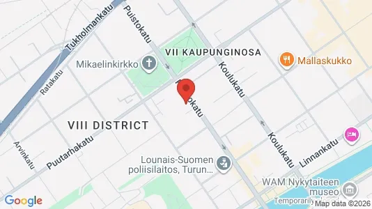 Apartments for rent i Turku - kort over placeringen