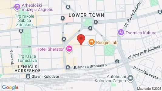 Apartments for rent i Sljeme (Medvednica-Tomislavac) - kort over placeringen