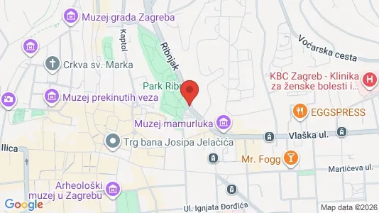 Apartments for rent i Sljeme (Medvednica-Tomislavac) - kort over placeringen