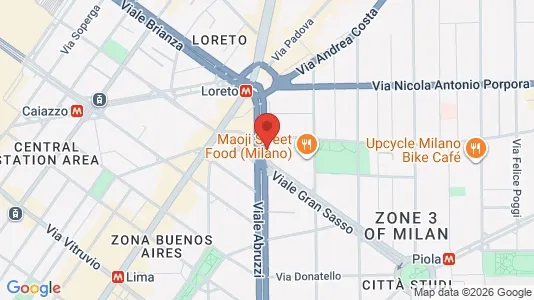 Apartments for rent i Milano Zona 3 - Porta Venezia, Città Studi, Lambrate - kort over placeringen